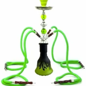 Waterpijp met 4 Slangen Groen